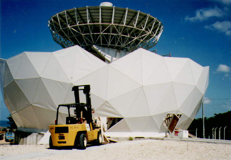 68-ft. Diameter Dielectric DSCS Radome View 1.